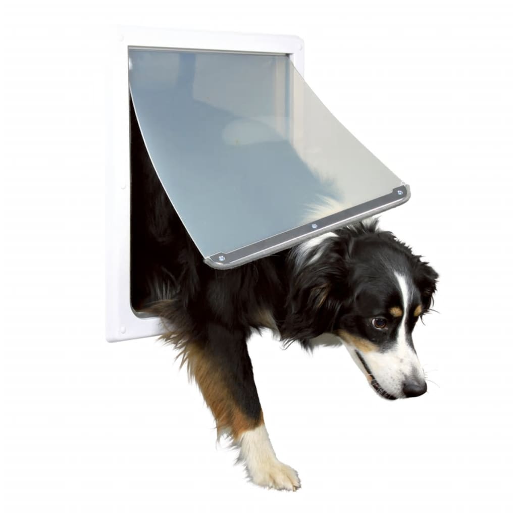 TRIXIE 2 Way Dog Flap Size M-XL 39x45 cm White 3879 | vidaXL.co.uk