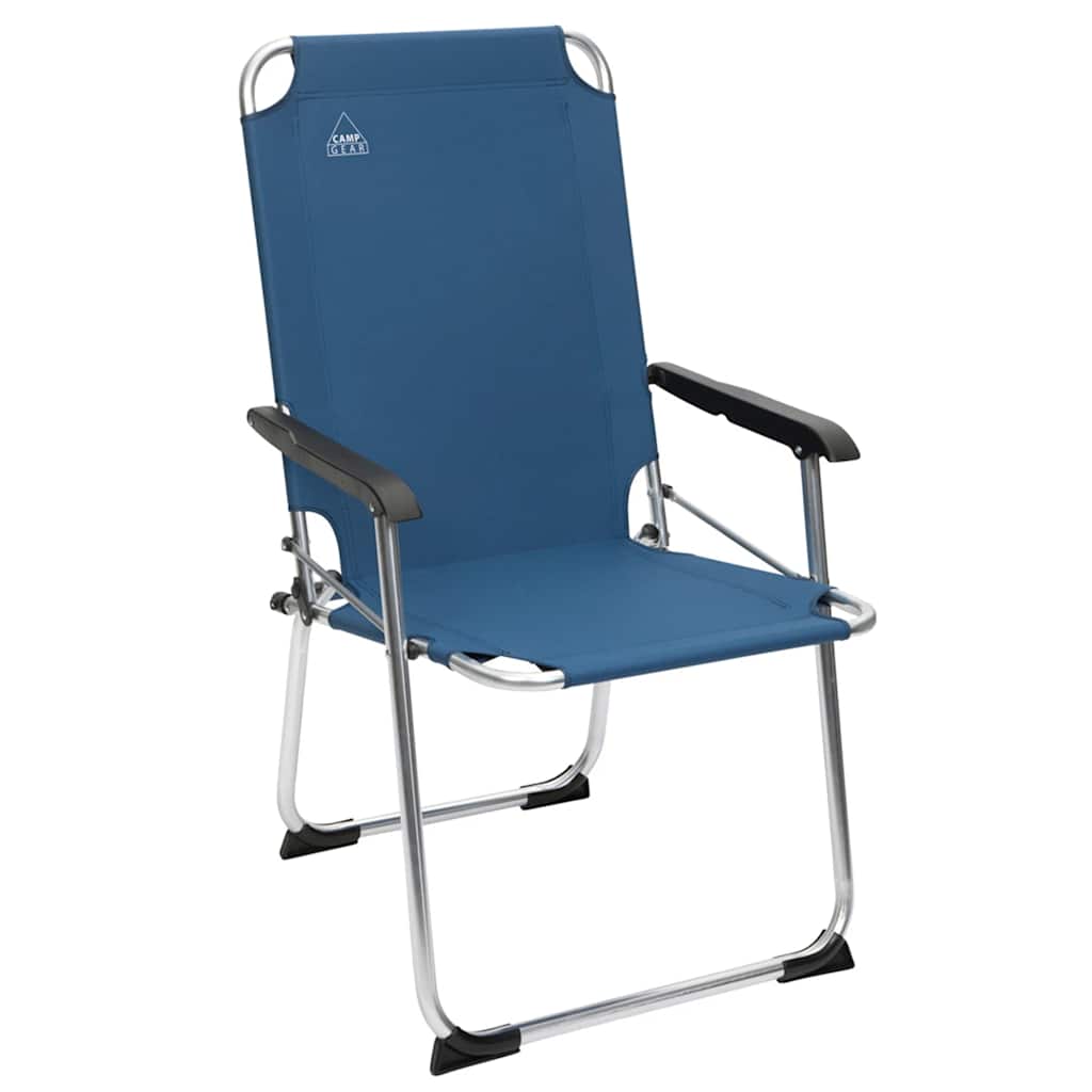 Camp Gear Campingstuhl Klappstuhl Gartenstuhl Comfort Aluminium Anthrazit/ Blau Blau Anthrazit/ 97020e Camp Gear Campingstuhl Klappstuhl Gartenstuhl Comfort Aluminium Anthrazit/ Blau Blau Anthrazit/ 97020e