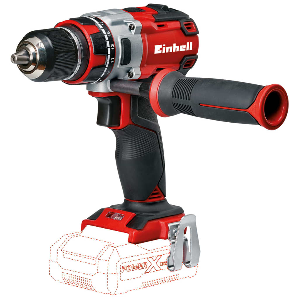 Einhell Cordless Drill TE-CD 18 Li Brushless - Solo Red 4513850 ...