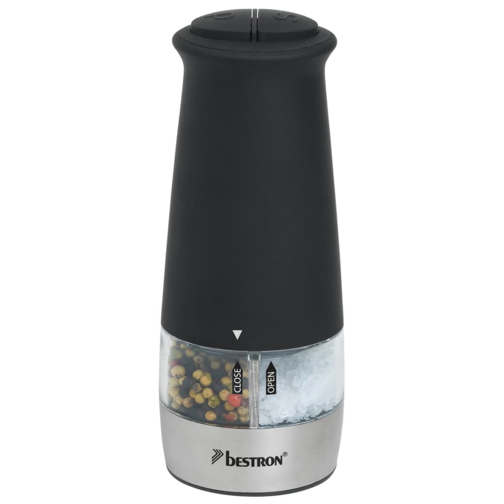 Bestron Electric Salt and Pepper Mill Black APS532Z vidaXL.co.uk