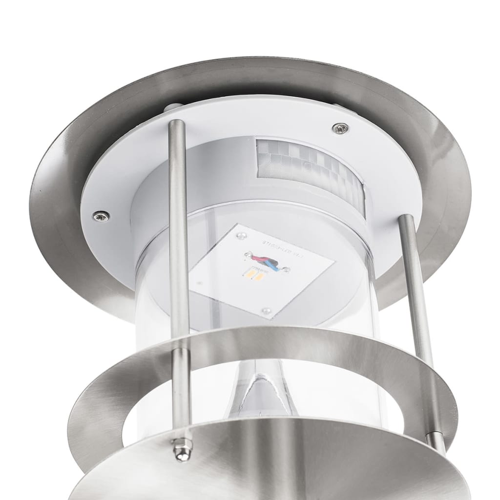 Handla SMARTWARES Soldriven lampa med rörelsedetektor silver GWS ...