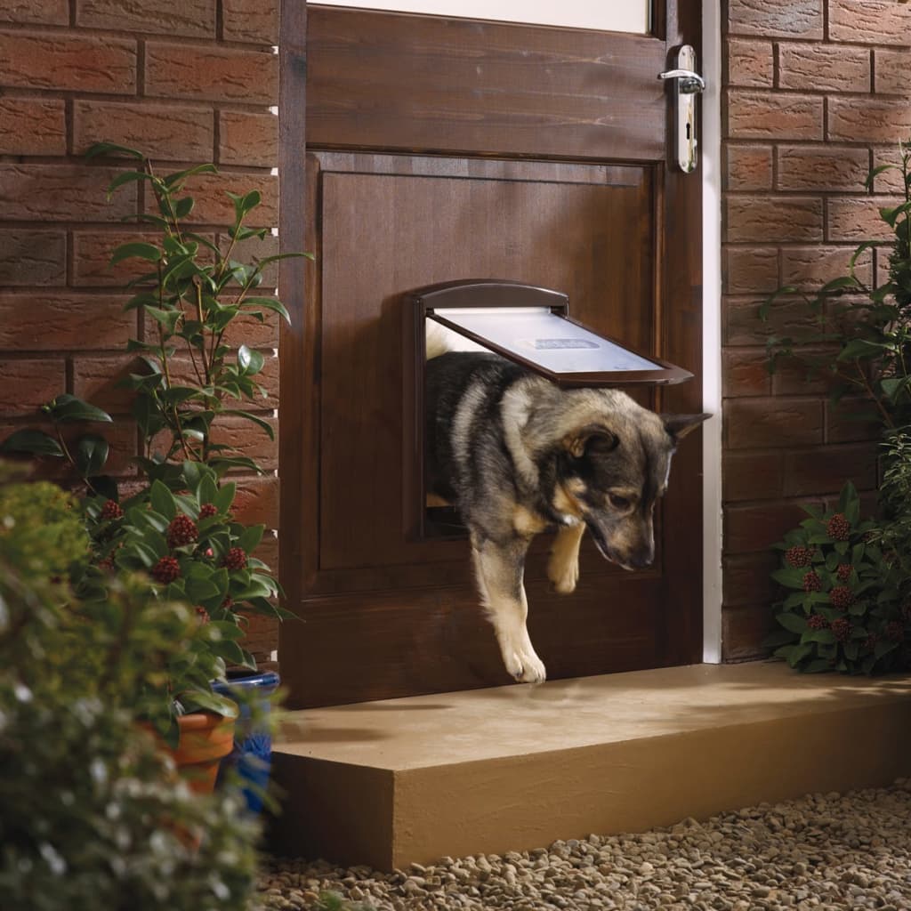 PetSafe 2Way Pet Door 755 Medium 26.7x22.8 cm Brown 5021 vidaXL.co.uk