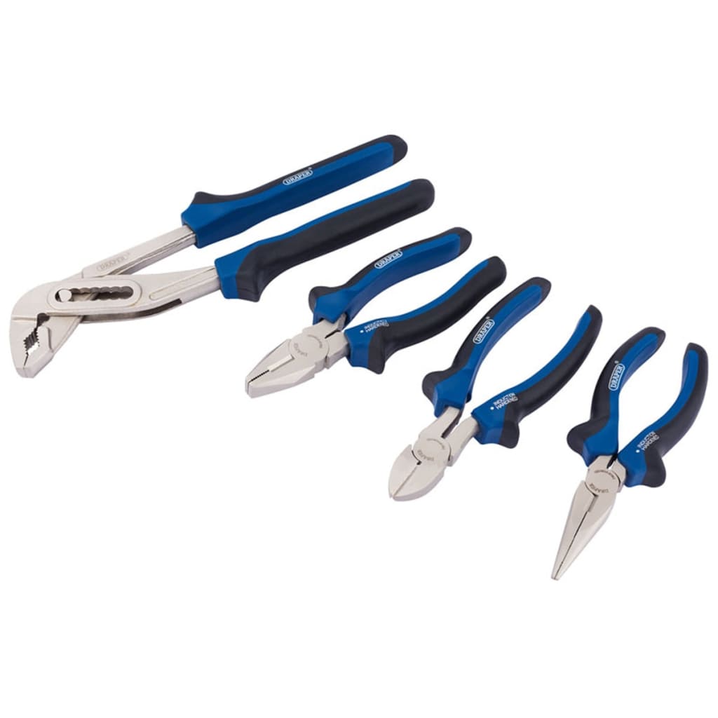 Draper Tools Four Piece Plier Set 81147 vidaXL.co.uk