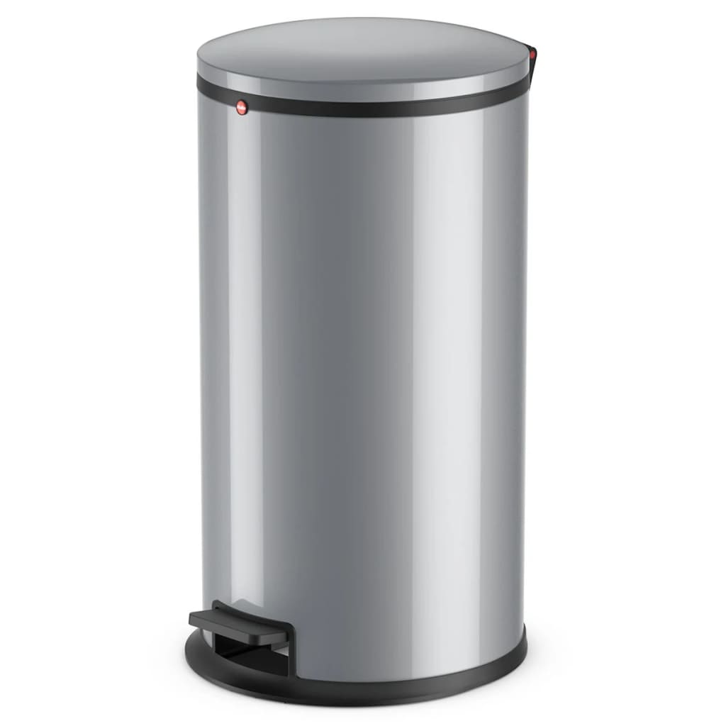 Hailo Pedal Bin Pure Size L 25 L Silver 0530020 vidaXL.co.uk