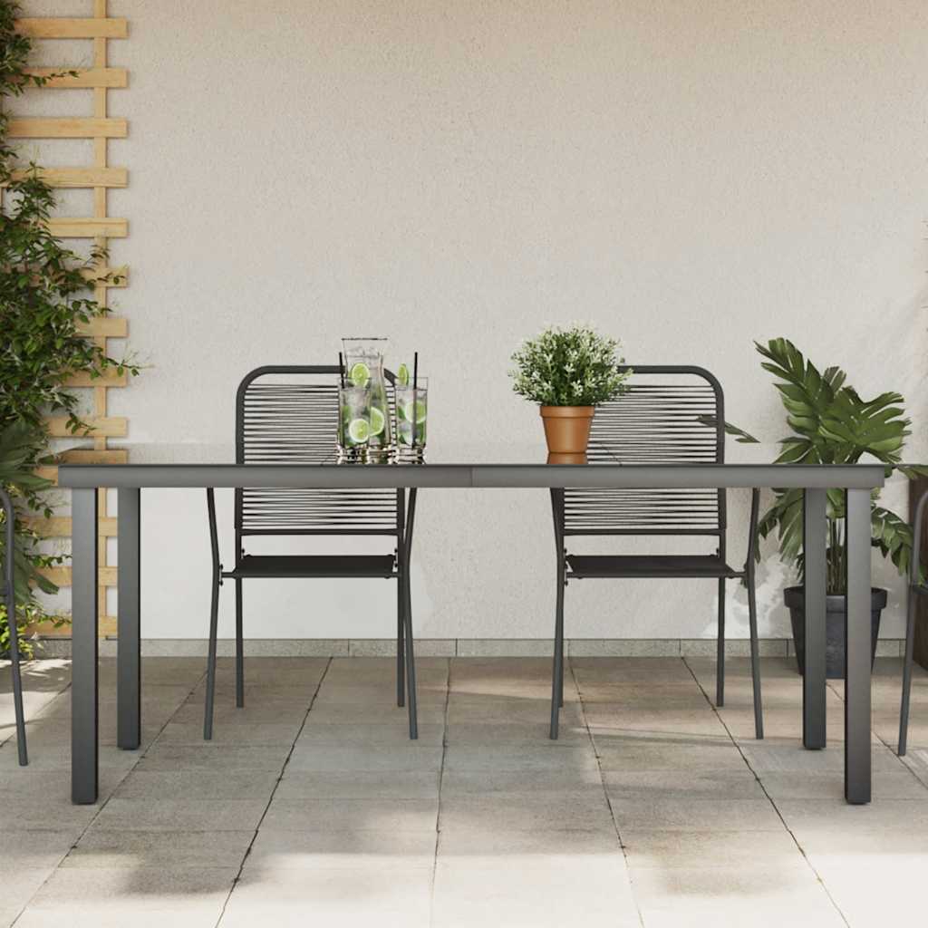 Gartentisch Balkontisch Gartenmobel Glas Alu Aluminium Esstisch Glastisch Tisch Ebay