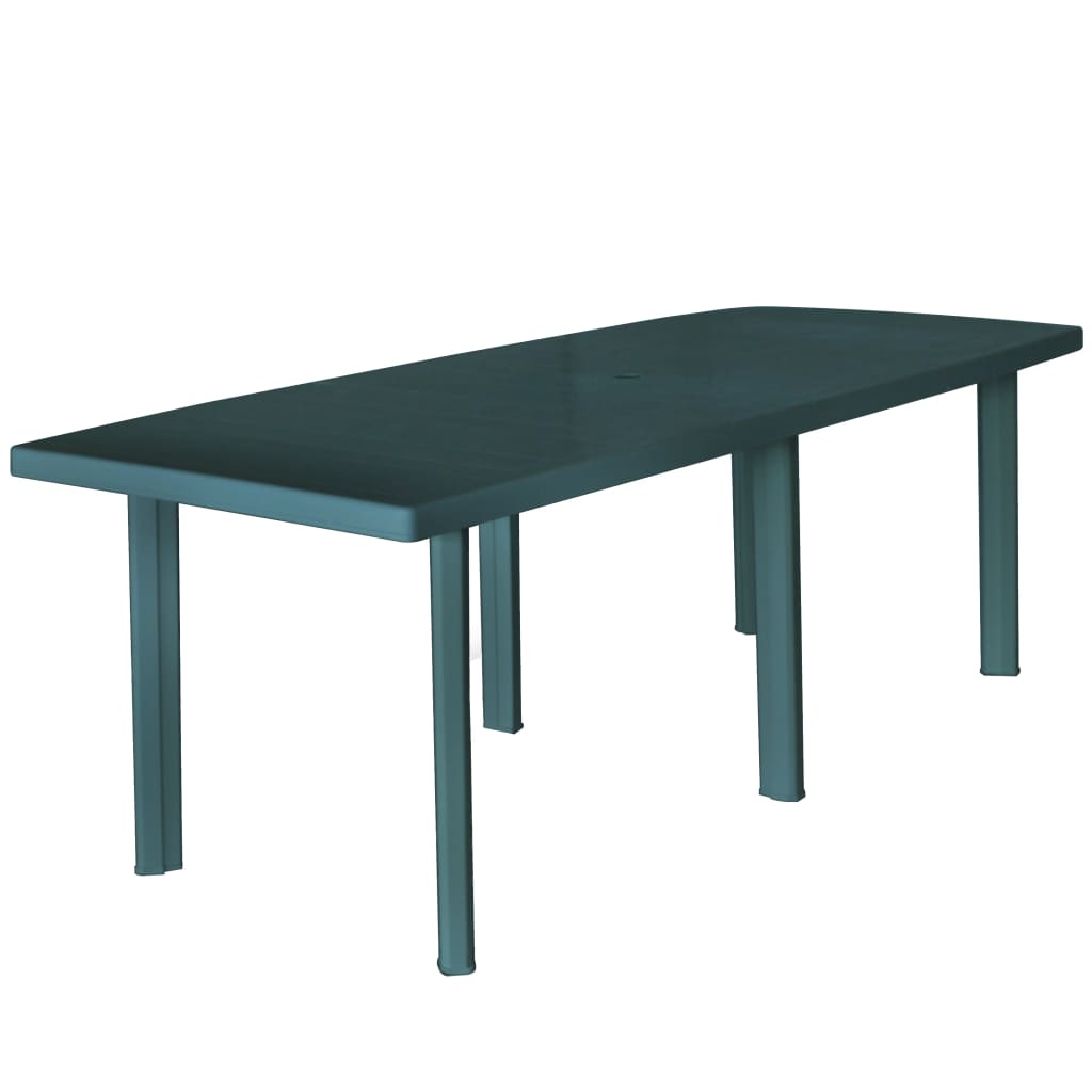 VidaXL Balkontisch Gartentisch 210x96x72cm Kunststoff Campingtisch Balkontisch VidaXL Grün/Weiß a12f90 VidaXL Balkontisch Gartentisch 210x96x72cm Kunststoff Campingtisch Balkontisch VidaXL Grün/Weiß a12f90