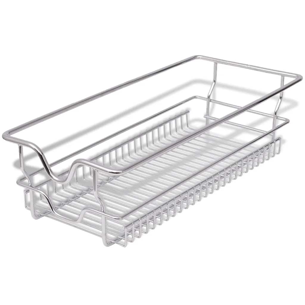 2 pcs PullOut Wire Baskets Kitchen Base Larder Units Storage Organiser 300mm eBay