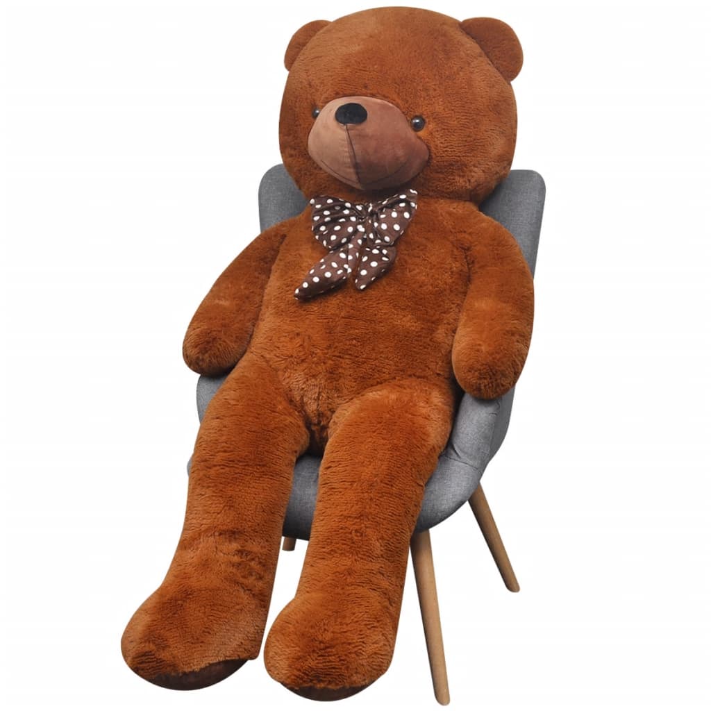 vidaXL Teddy Bear Cuddly Toy Plush Brown 200 cm vidaXL.co.uk