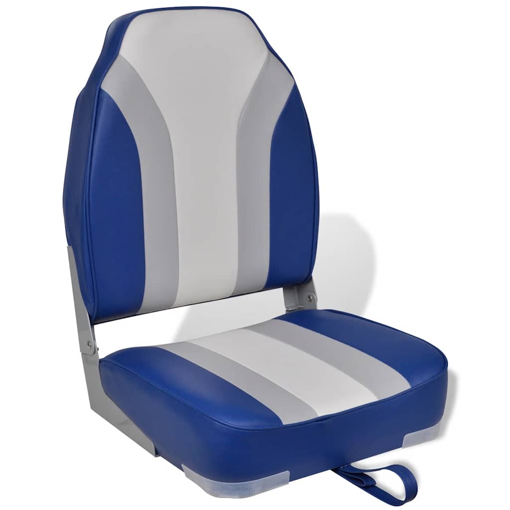 Asiento plegable para embarcaciones con respaldo alto vidaXL.es