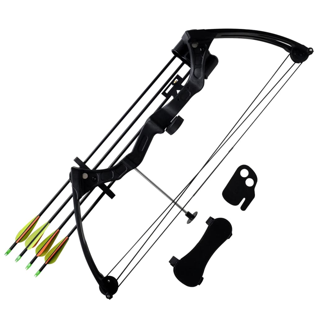 Youth Compound Bow with Accessories and Aluminium Arrows vidaXL.co.uk